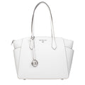 Michael Kors White Leather Shoulder Bag