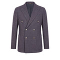 Blue Wool Men's Jacket