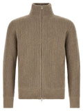 MM6 Maison Margiela Beige Wool Full-Length Jacket