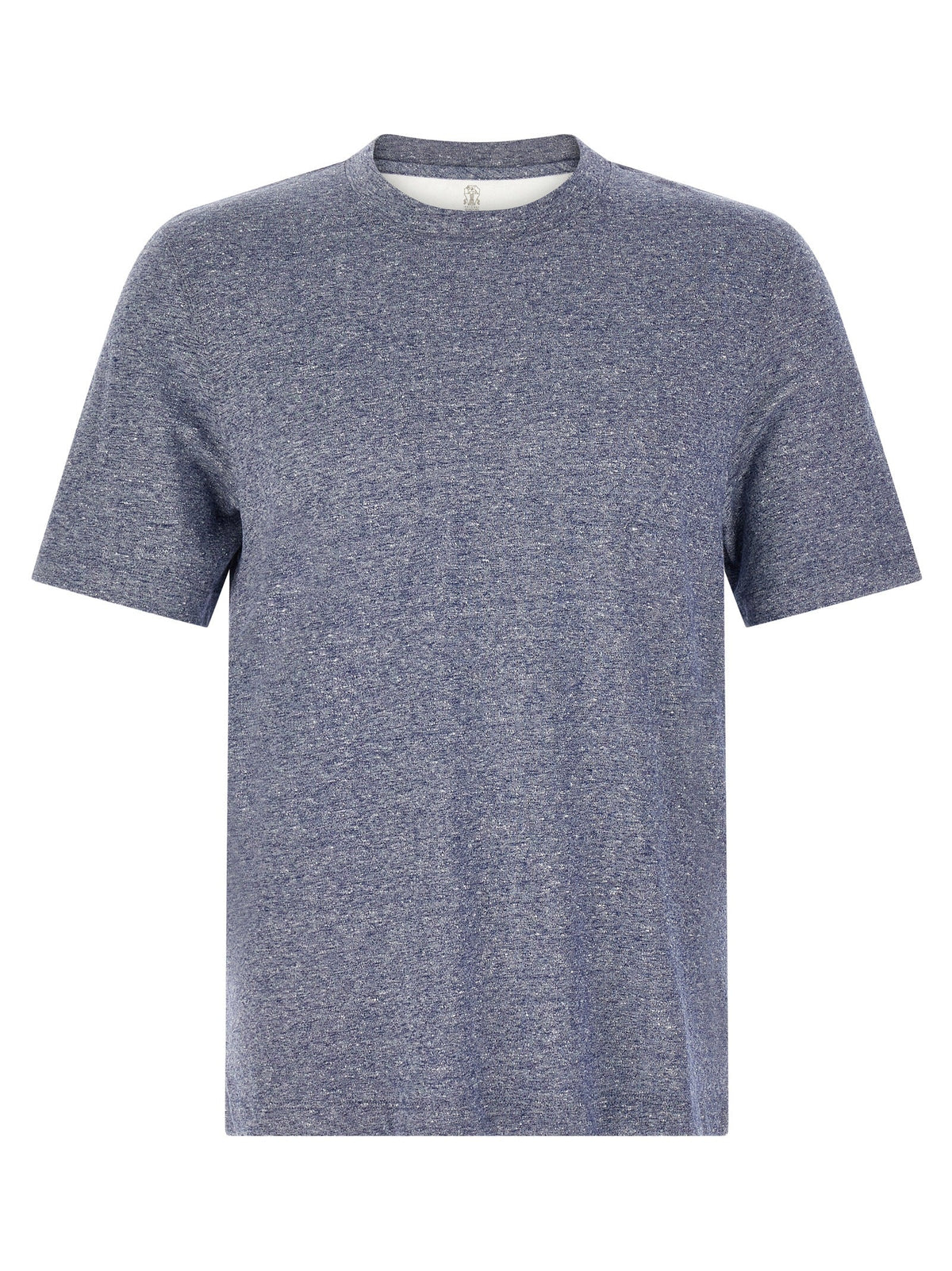 Brunello Cucinelli Blue Linen T-Shirt