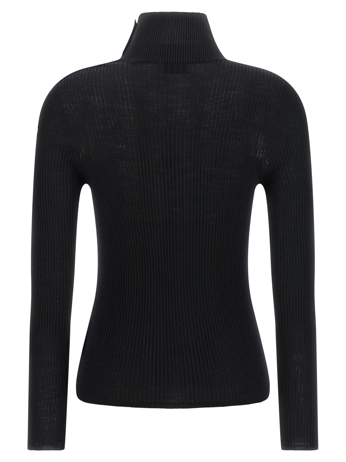 Moncler Black Virgin Wool Cardigan