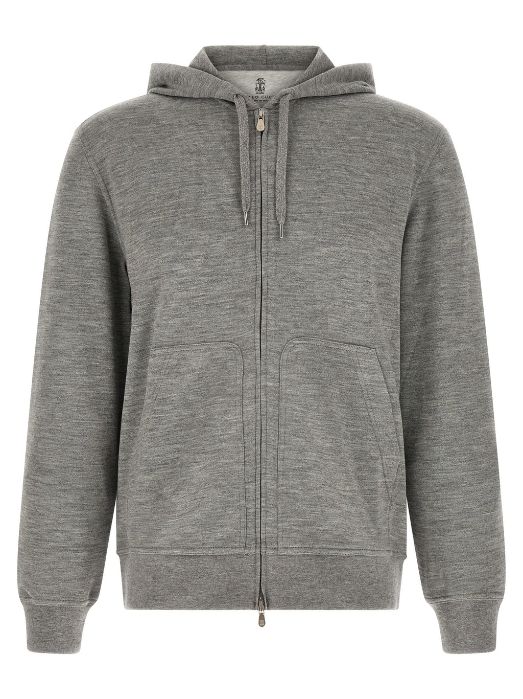 Brunello Cucinelli Gray Cashmere Sweatshirt