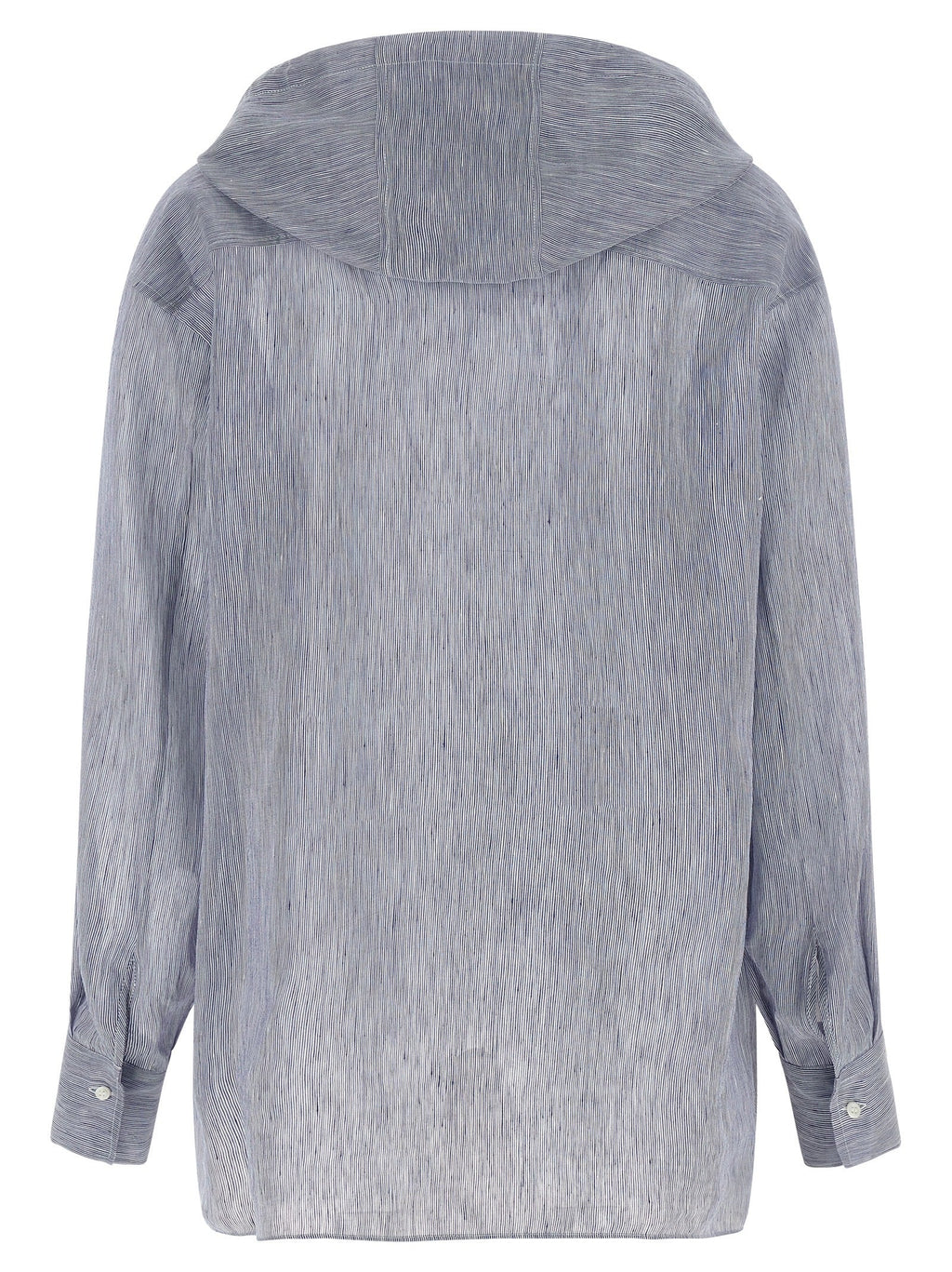 Brunello Cucinelli Blue Linen Blouse
