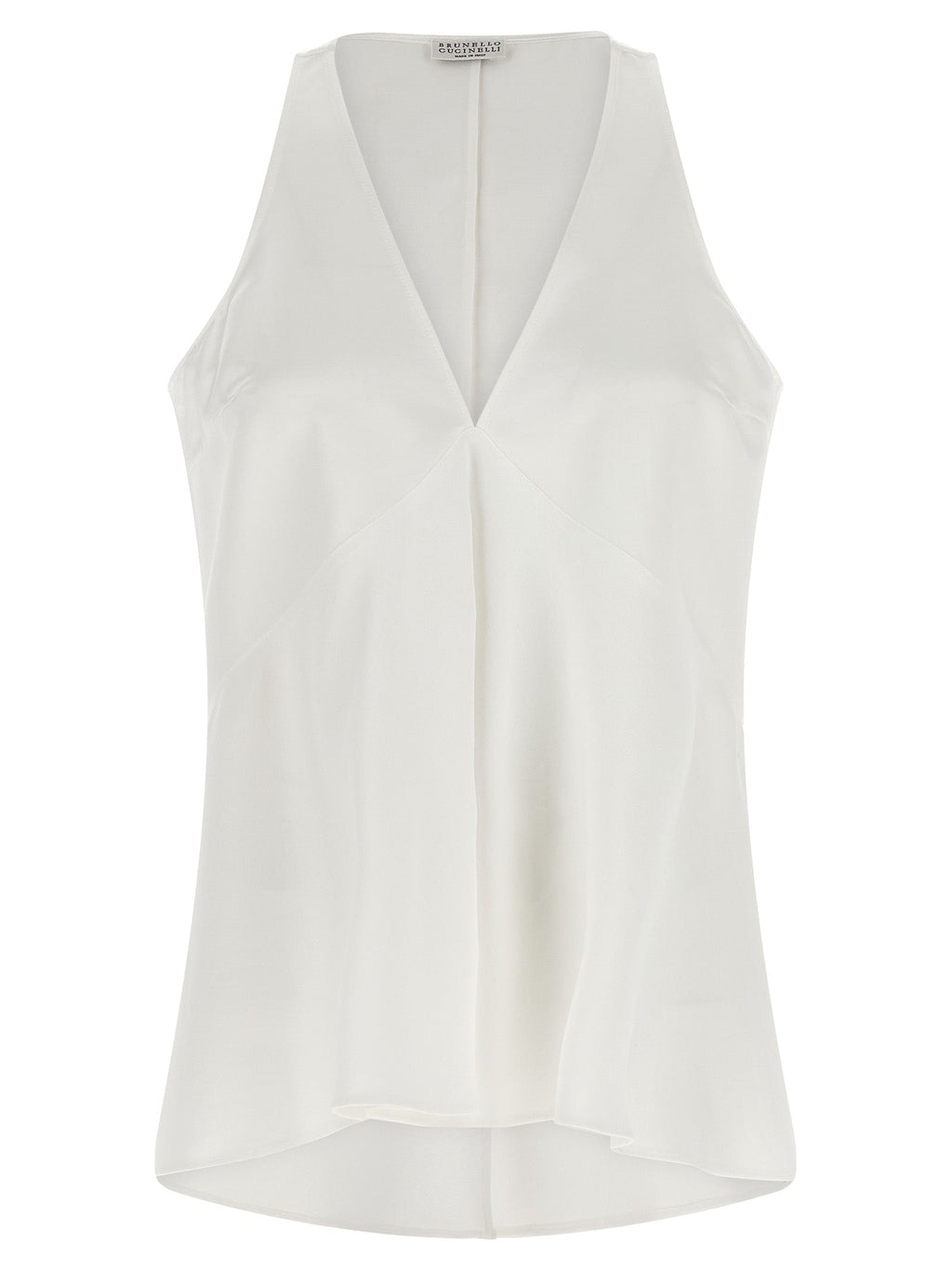 Brunello Cucinelli White Cotton Shirt