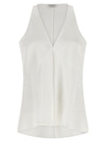 Brunello Cucinelli White Cotton Shirt