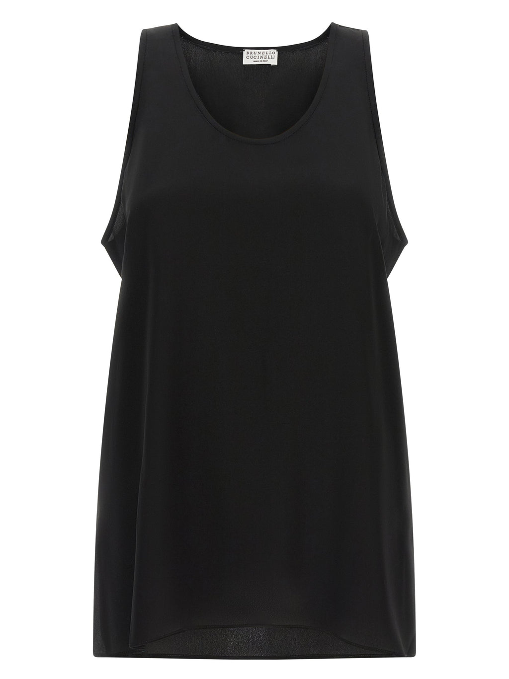 Brunello Cucinelli Black Silk Shirt
