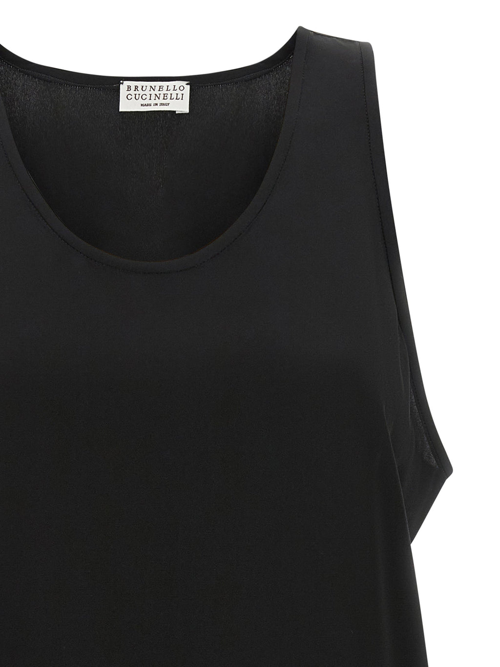 Brunello Cucinelli Black Silk Shirt