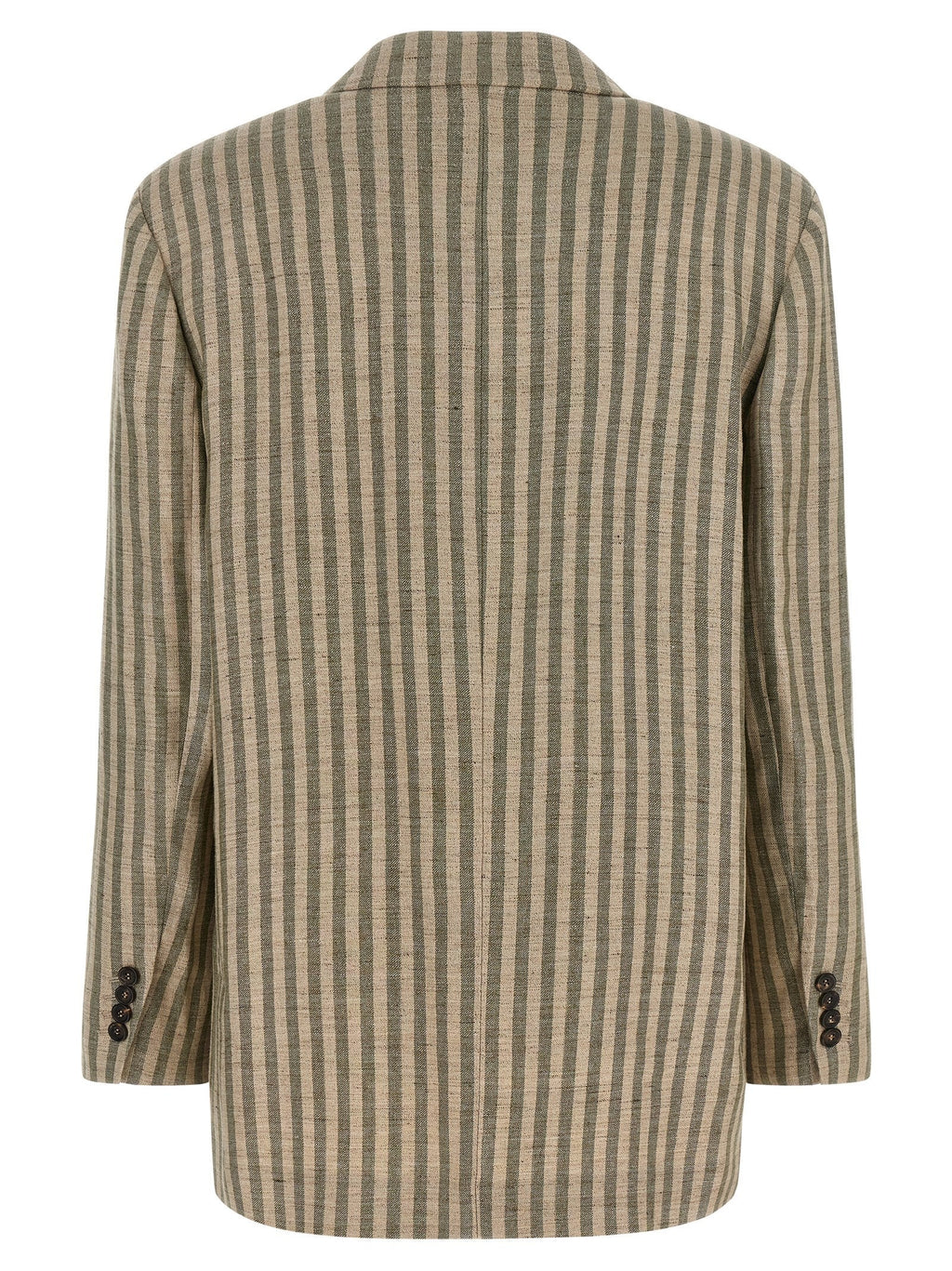 Brunello Cucinelli Bicolor Linen Blazer
