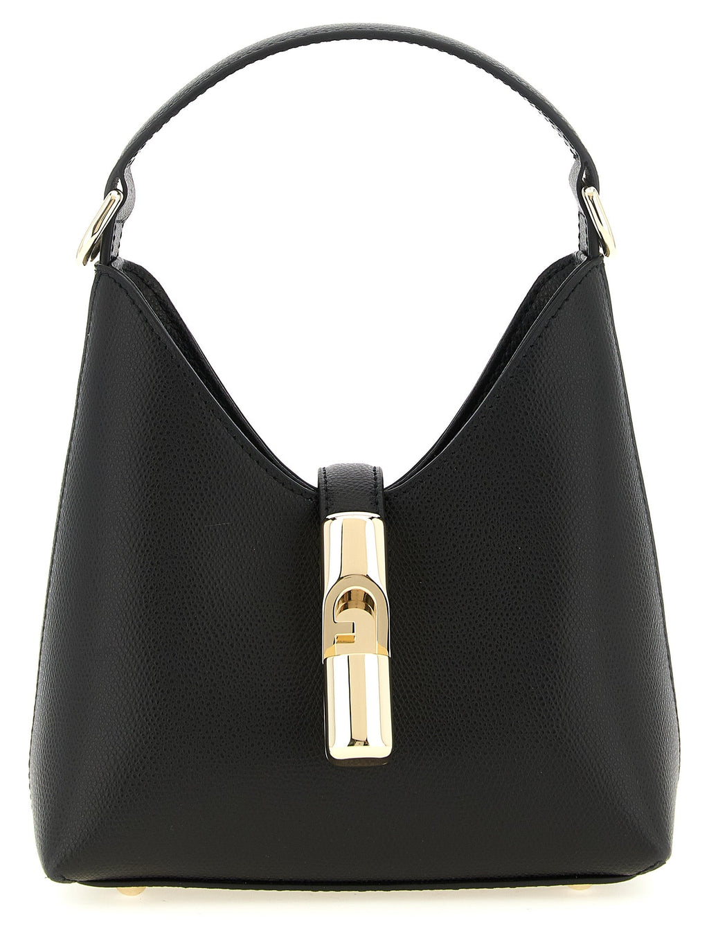 Furla Black Calfskin Handbag