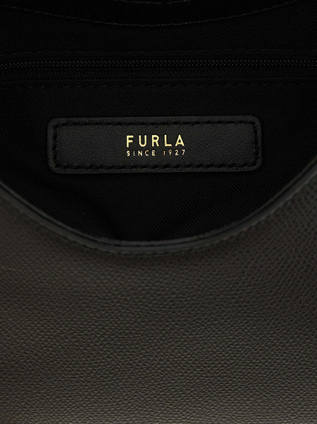 Furla Black Calfskin Handbag