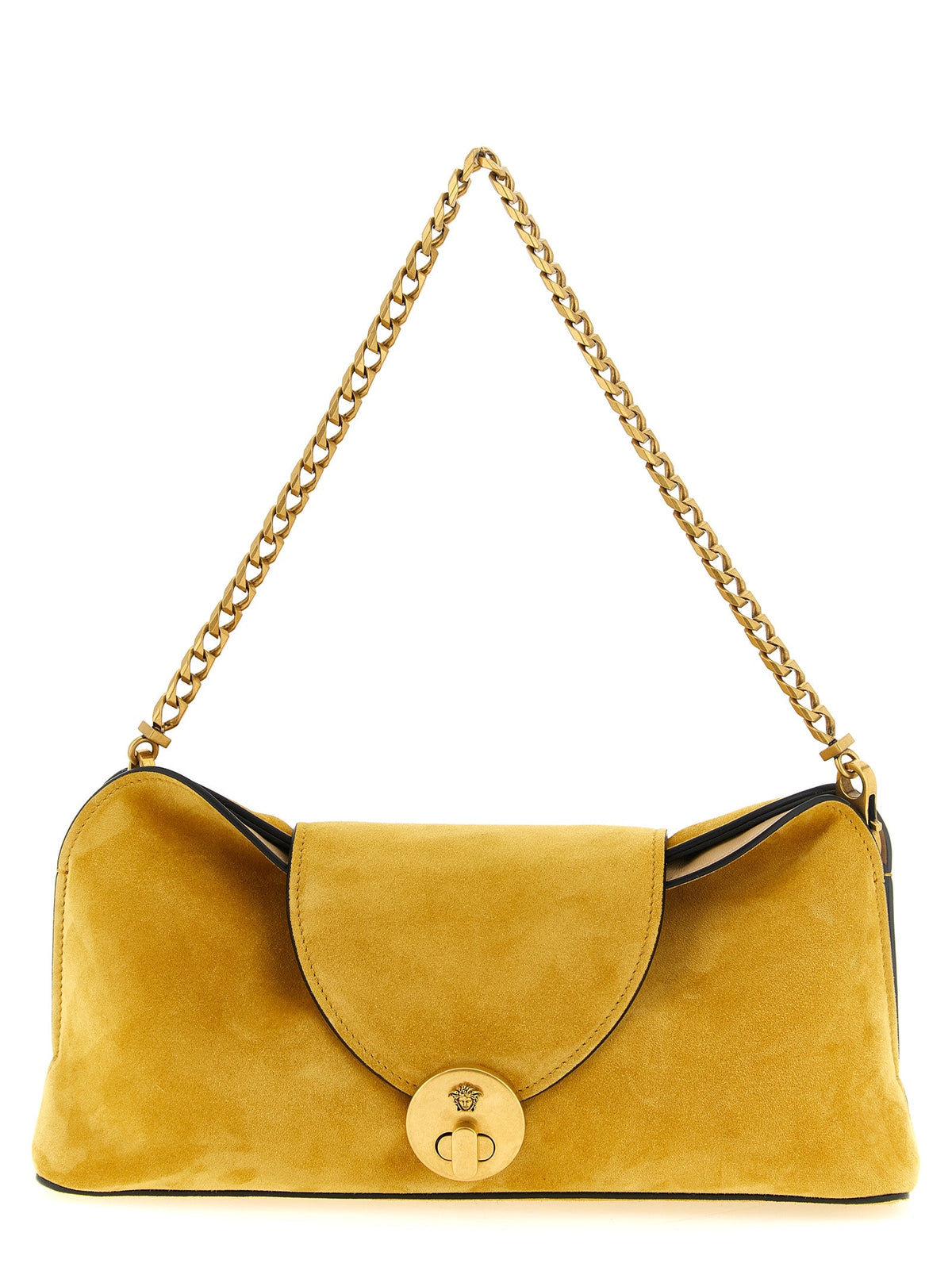 Versace Bicolor Calfskin Clutch Bag