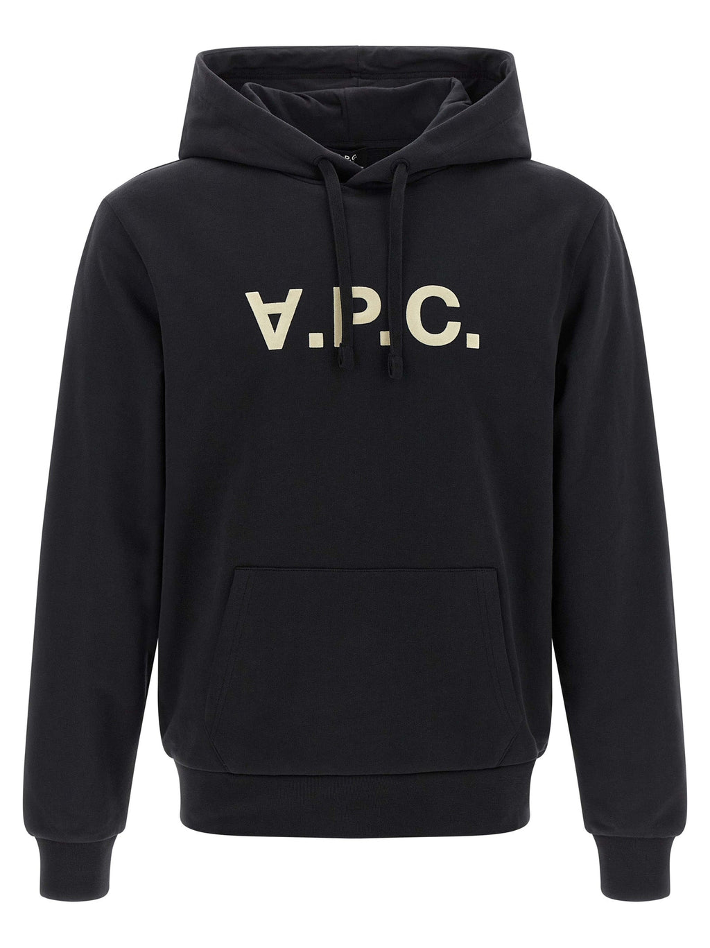A.P.C. Black Cotton Hoodie