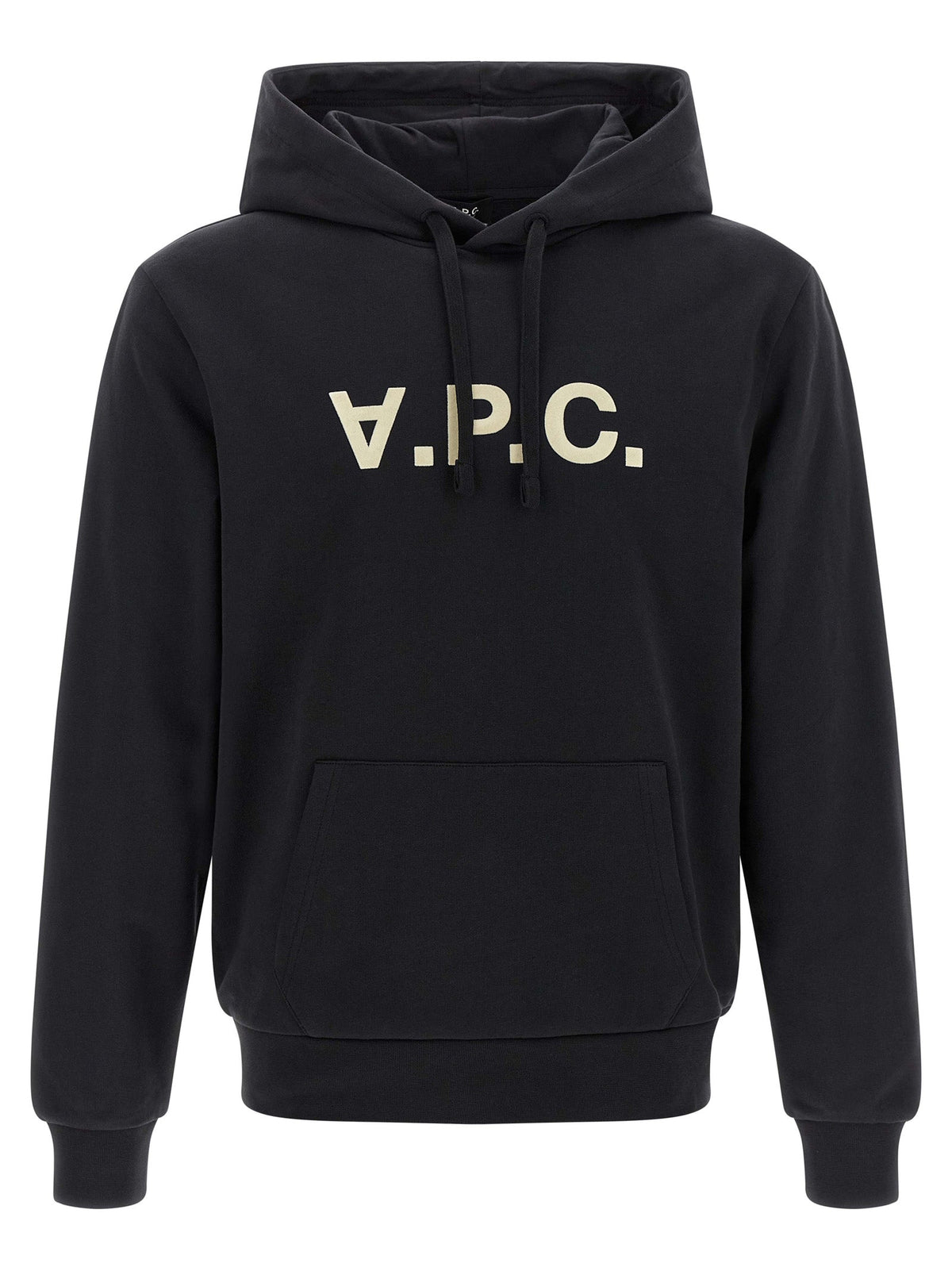 A.P.C. Black Cotton Hoodie