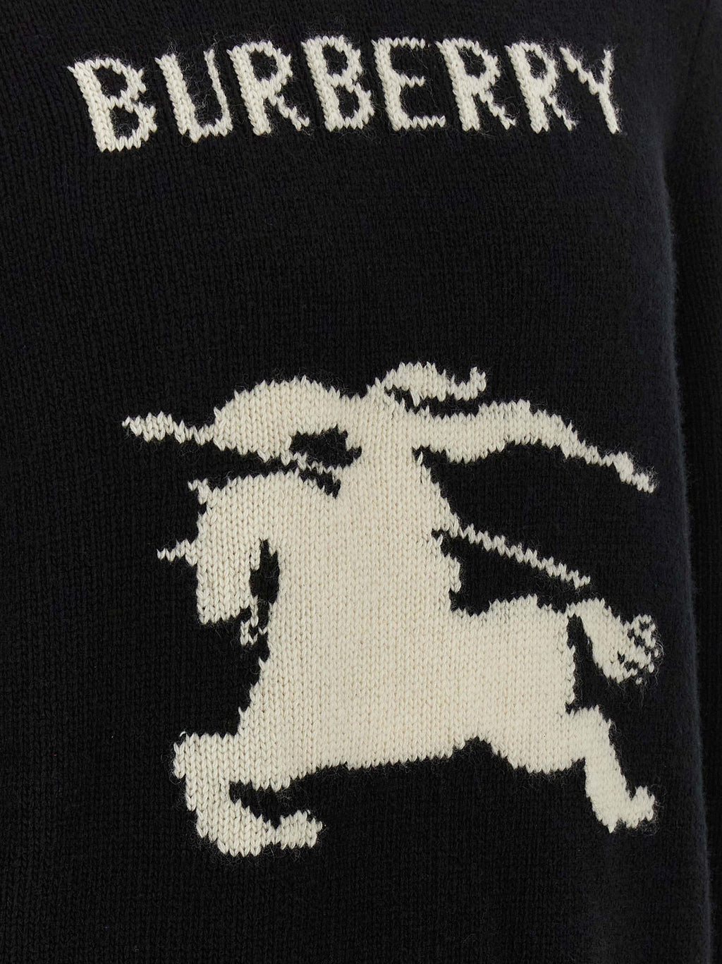 Burberry Black Wool Cardigan