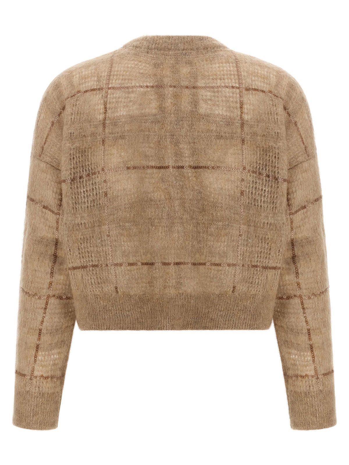 Brunello Cucinelli Beige Wool Cardigan