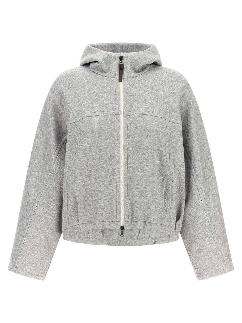 Brunello Cucinelli Gray Cotton Hoodie