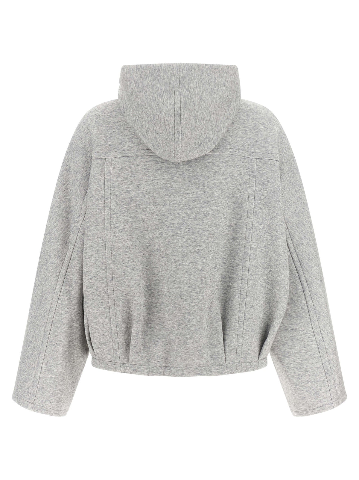 Brunello Cucinelli Gray Cotton Hoodie