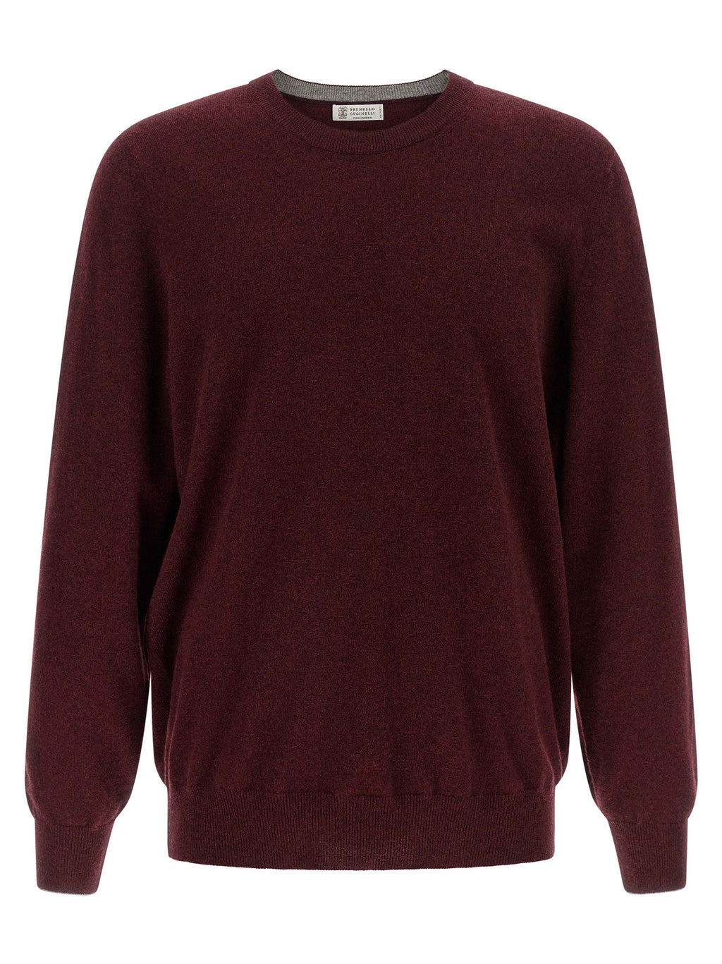Brunello Cucinelli Bordeaux Cashmere Cardigan