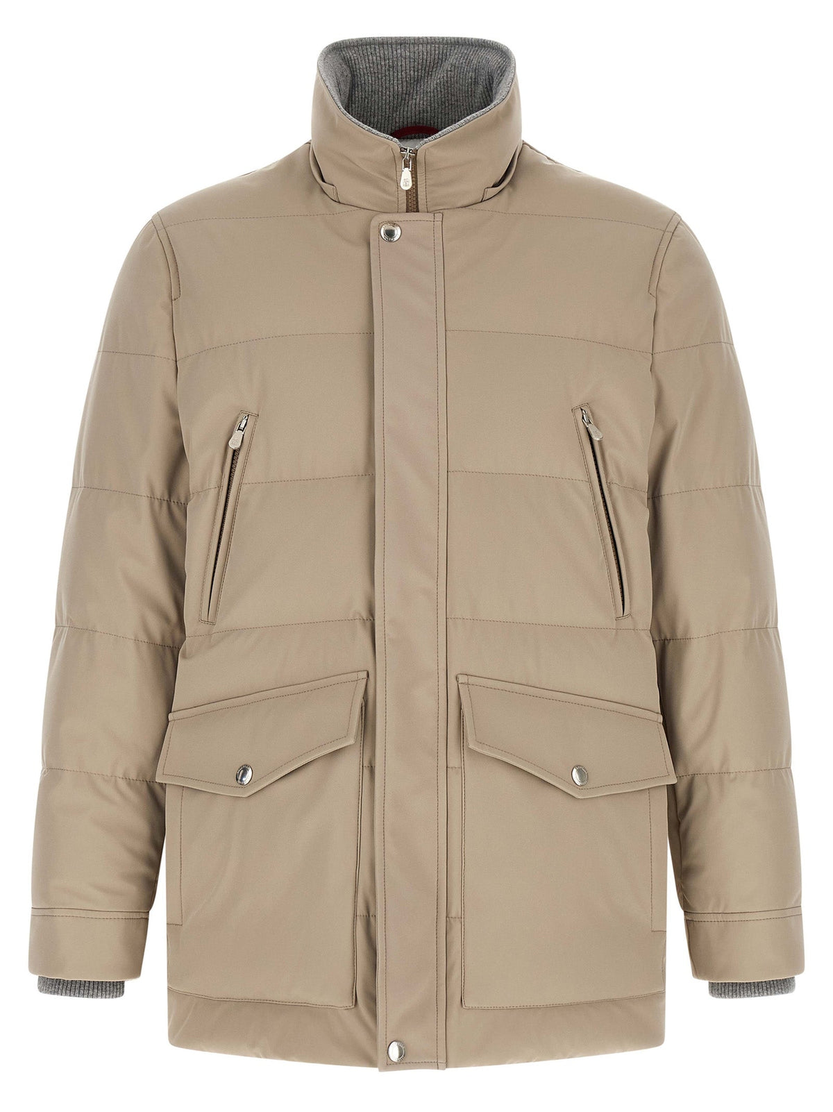 Brunello Cucinelli Beige Polyamide Parka