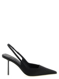 LE SILLA Black Viscose High Heel Pumps