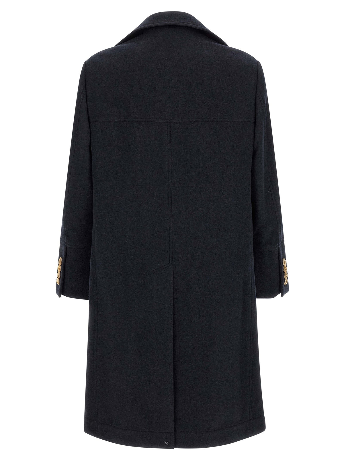 Brunello Cucinelli Blue Cashmere Coat