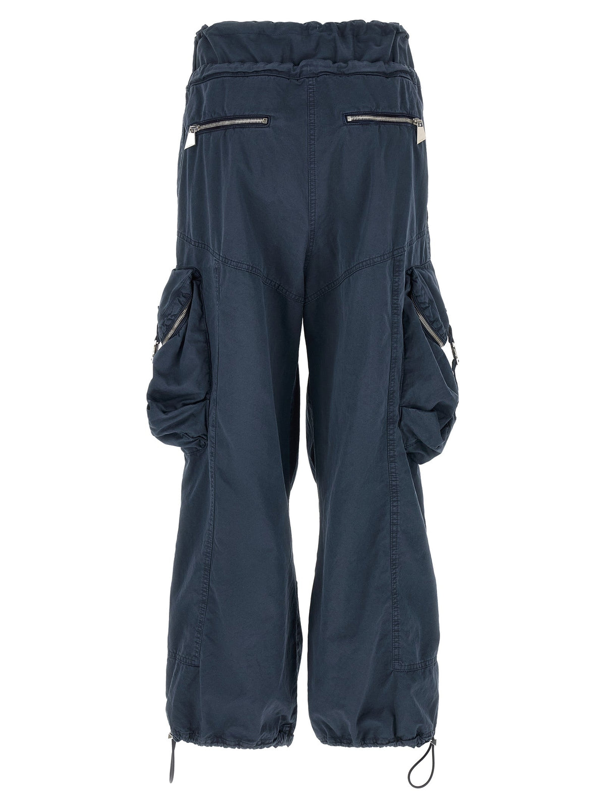 The Attico Blue Cotton Cargo Pants