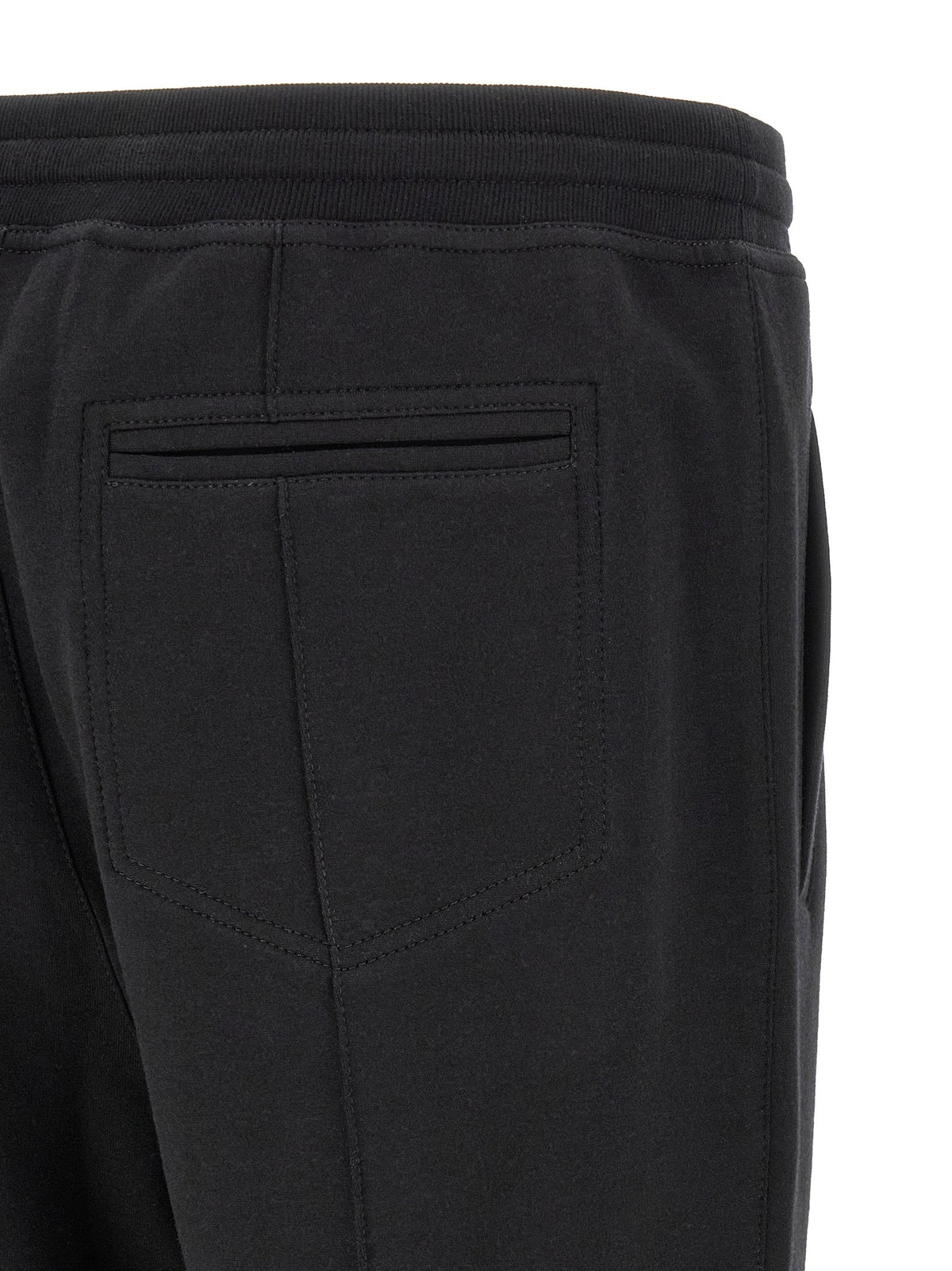Brunello Cucinelli Black Cotton Joggers (Workout Pants)