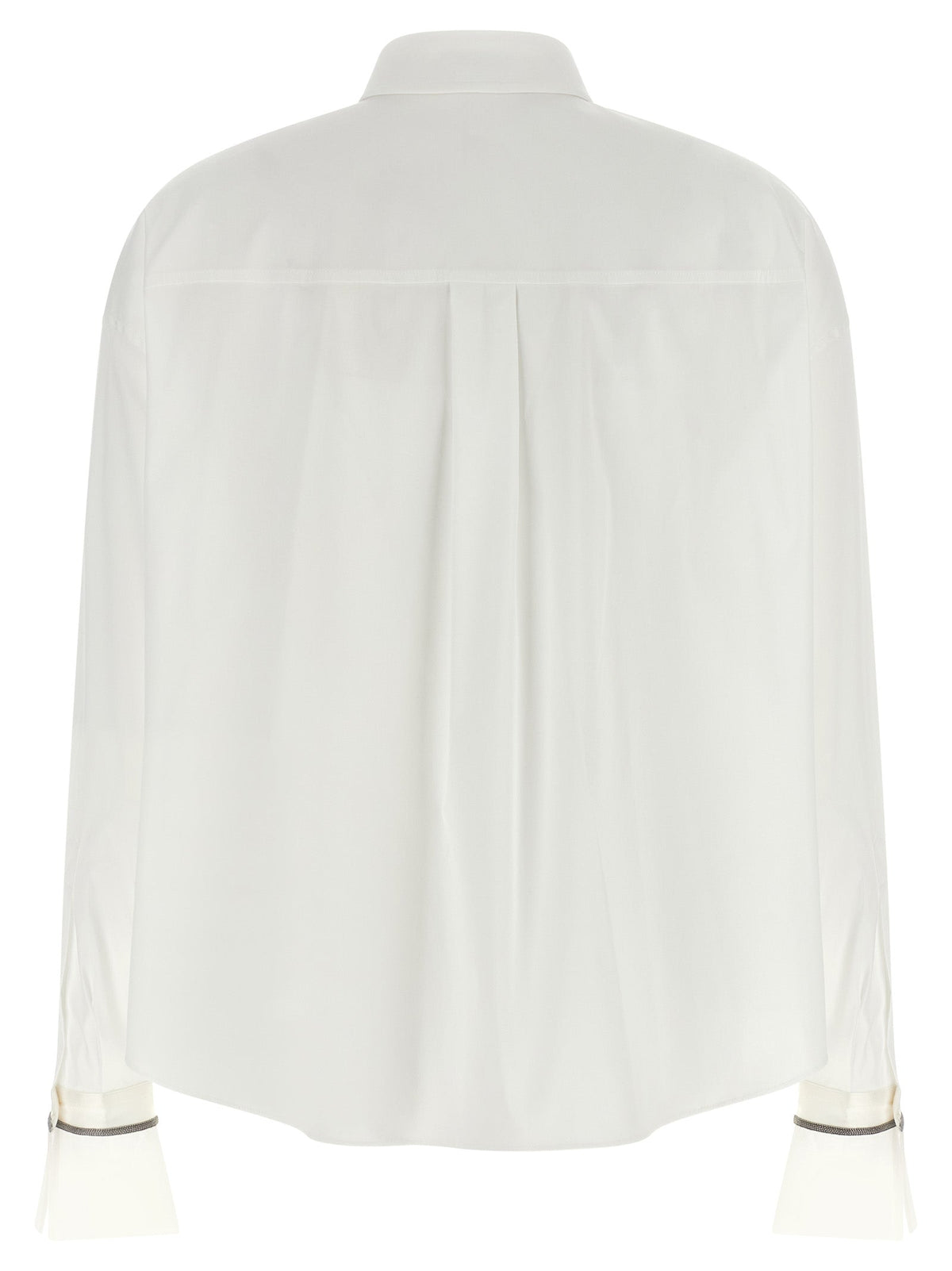 Brunello Cucinelli White Cotton Blouse