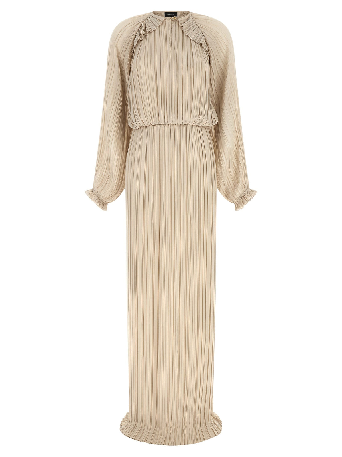 Fabiana Filippi Beige Polyester Long Dress