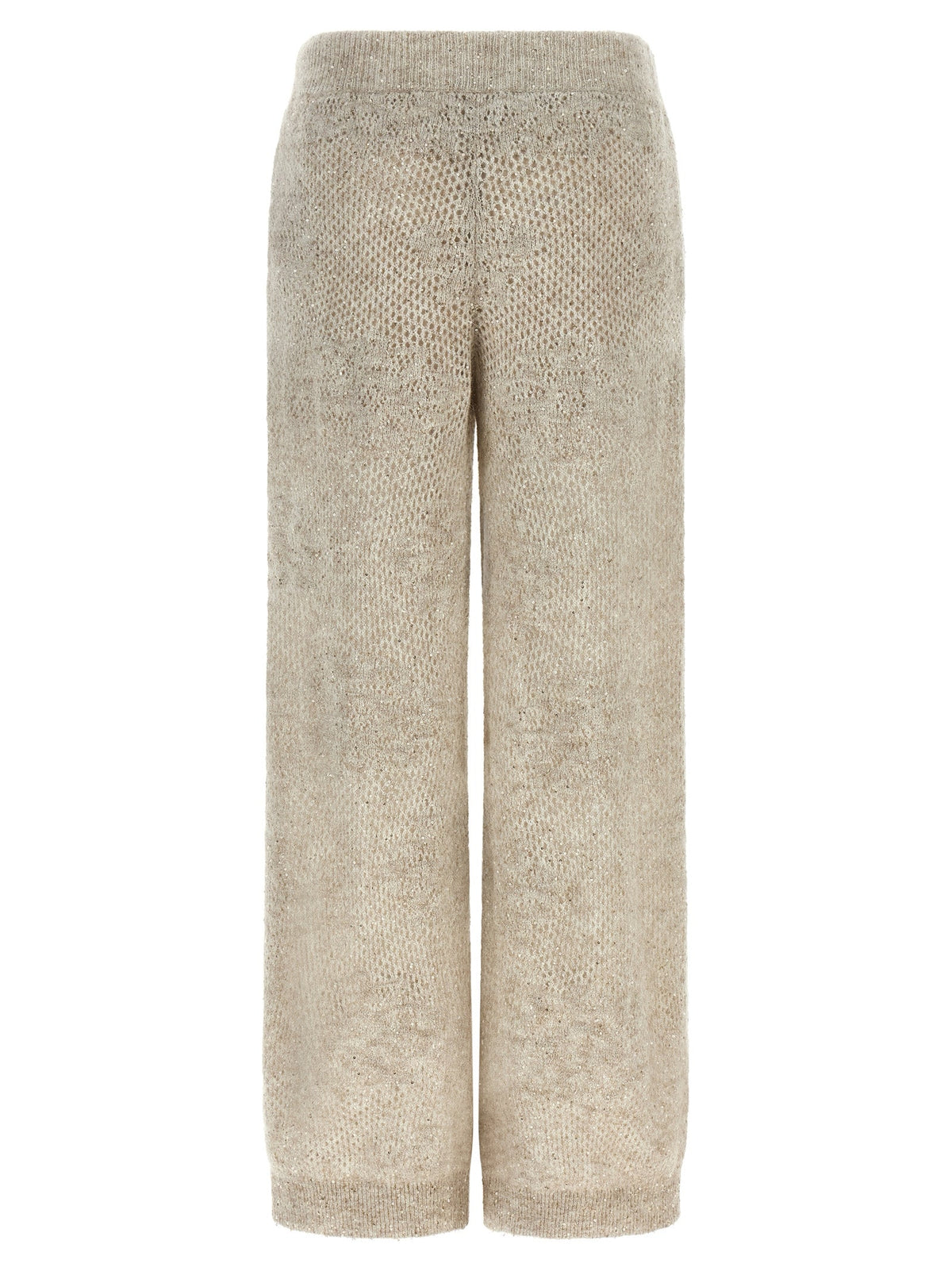 Brunello Cucinelli Beige Nylon Casual Pants