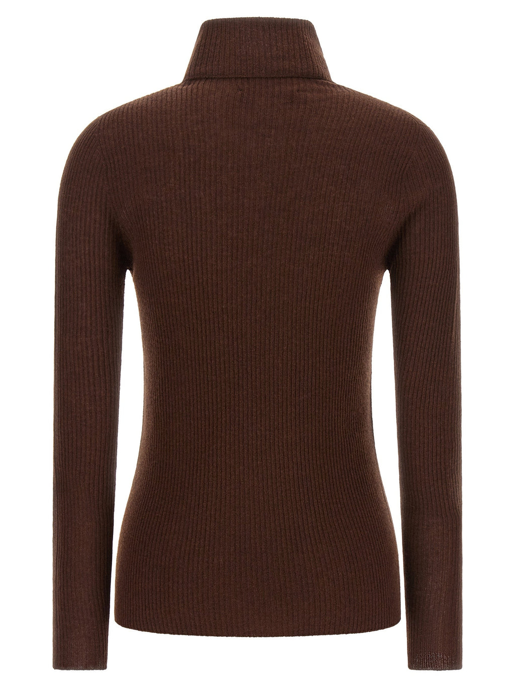 Fabiana Filippi Brown Virgin Wool Cardigan