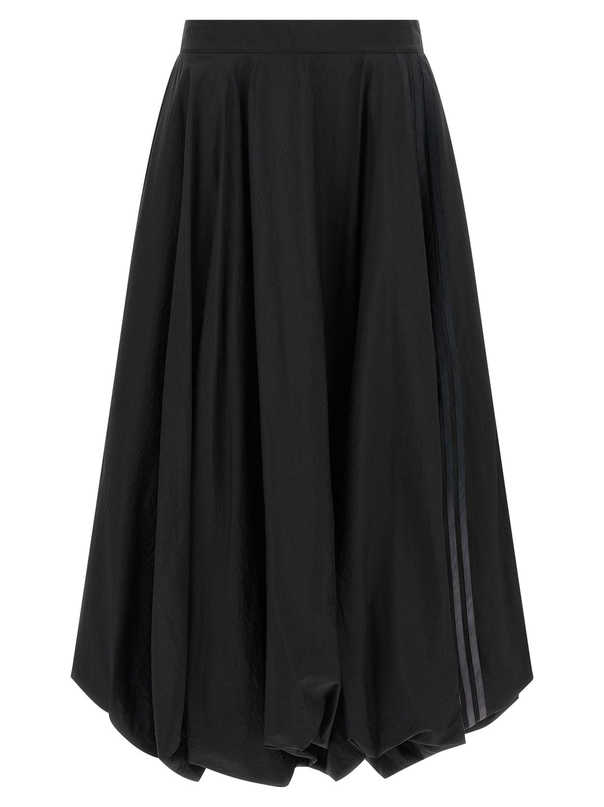 Y-3 Black Polyamide Mini Skirt