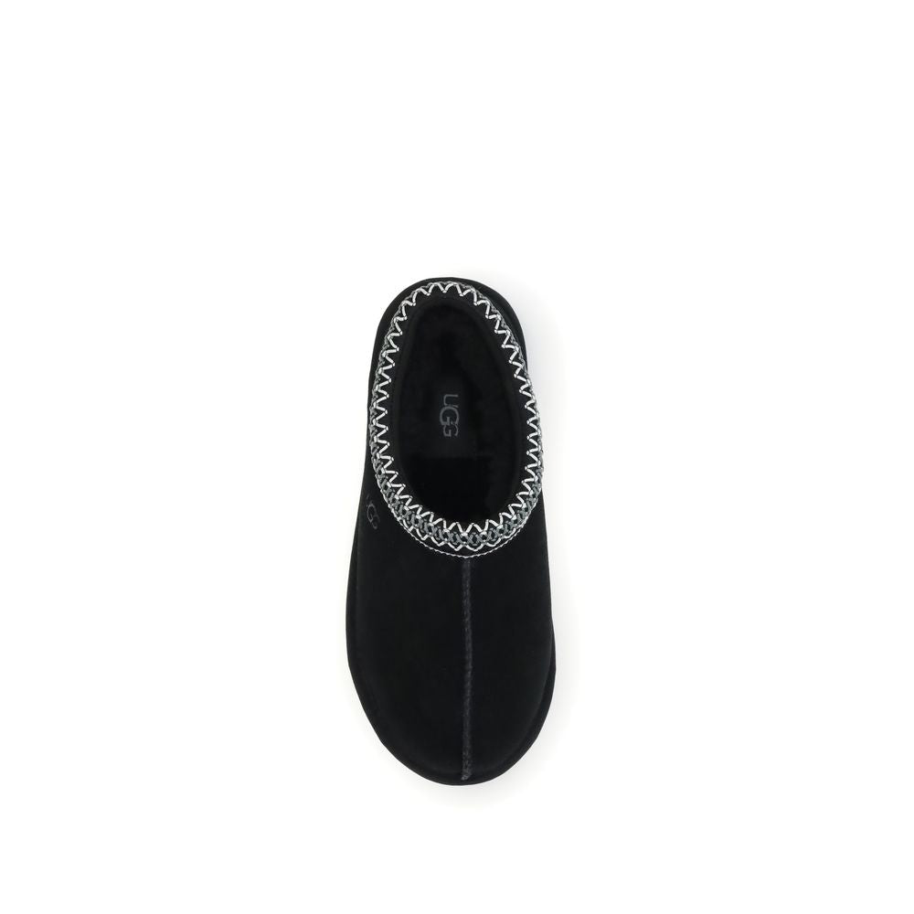 UGG Black Leather Mules