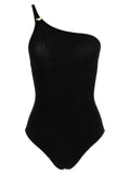 Hunza G Black Polyamide One-Piece Swimsuit