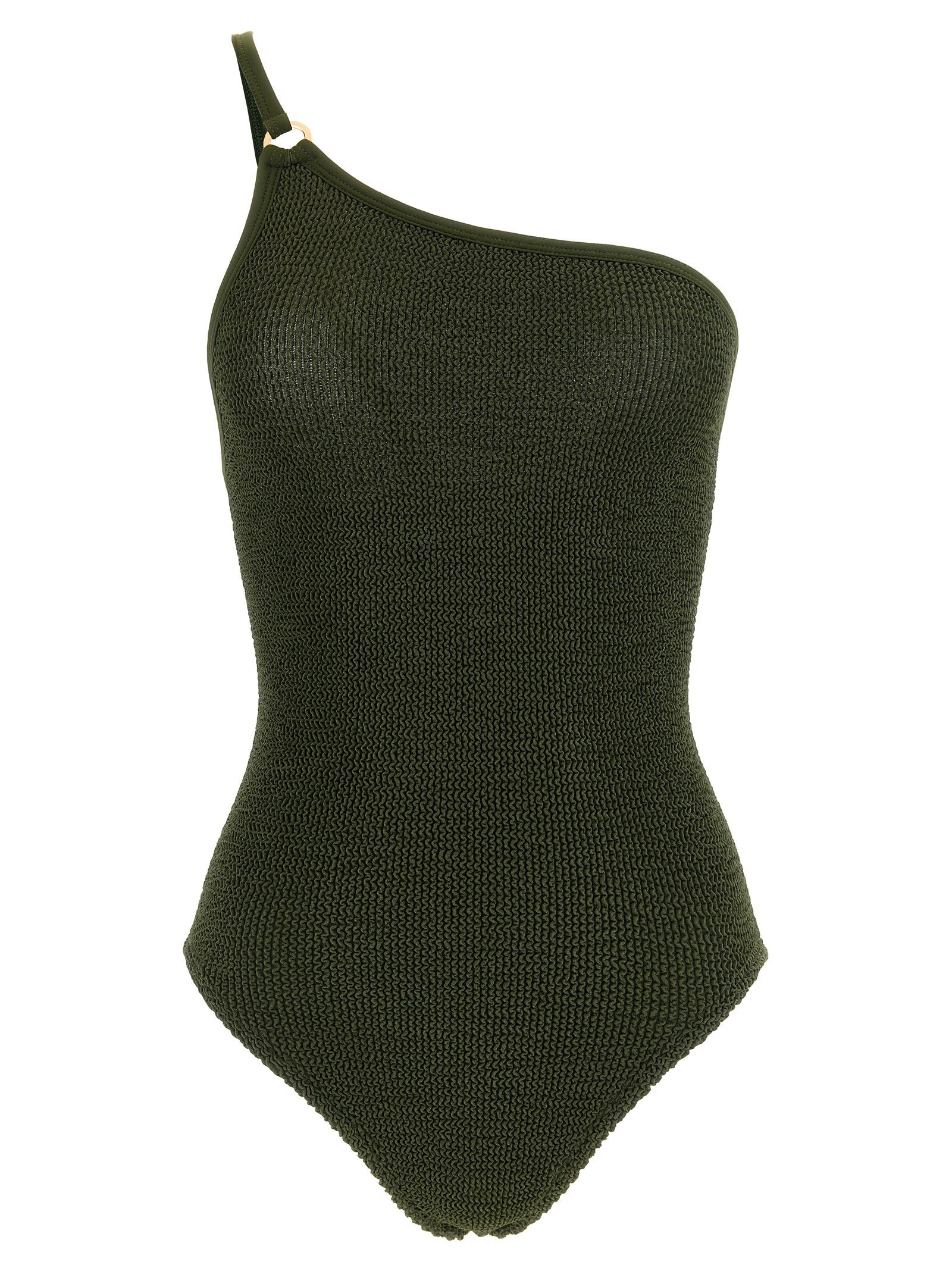 Hunza G Bicolor Polyamide One-Piece Swimsuit