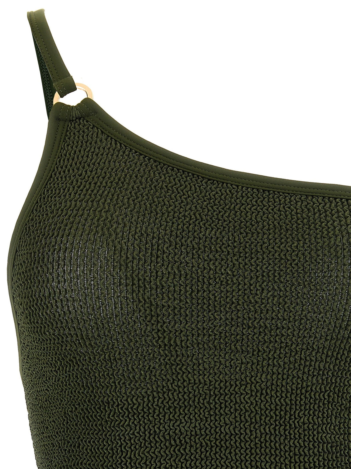 Hunza G Bicolor Polyamide One-Piece Swimsuit