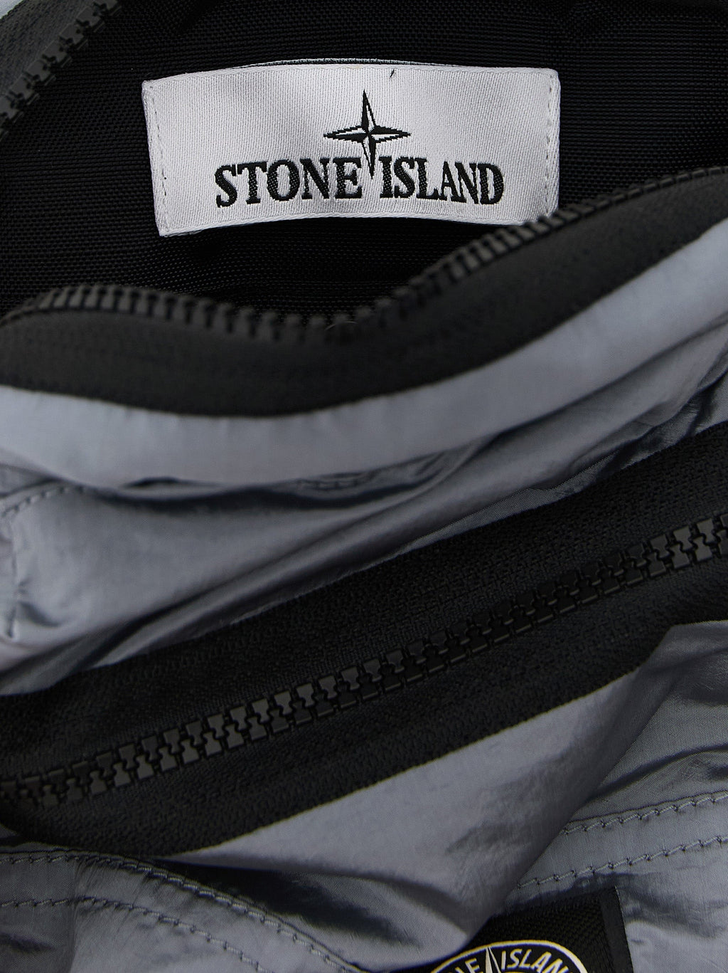 Stone Island Gray Polyamide Crossbody Bag