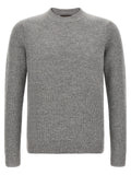 ZANONE Gray Virgin Wool Cardigan