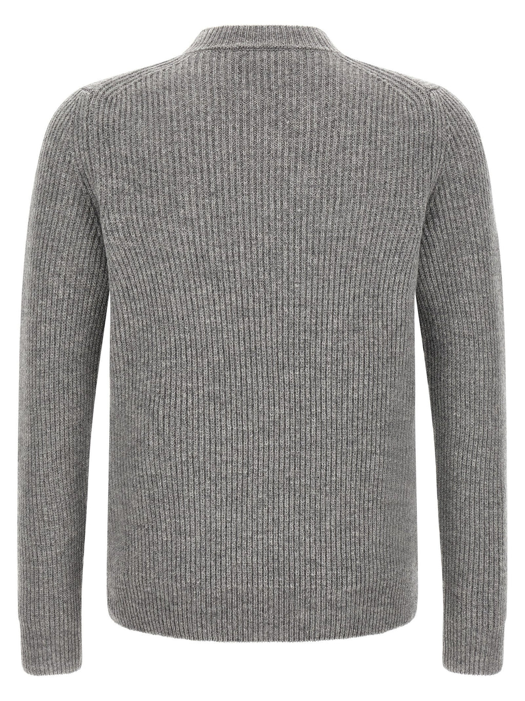 ZANONE Gray Virgin Wool Cardigan