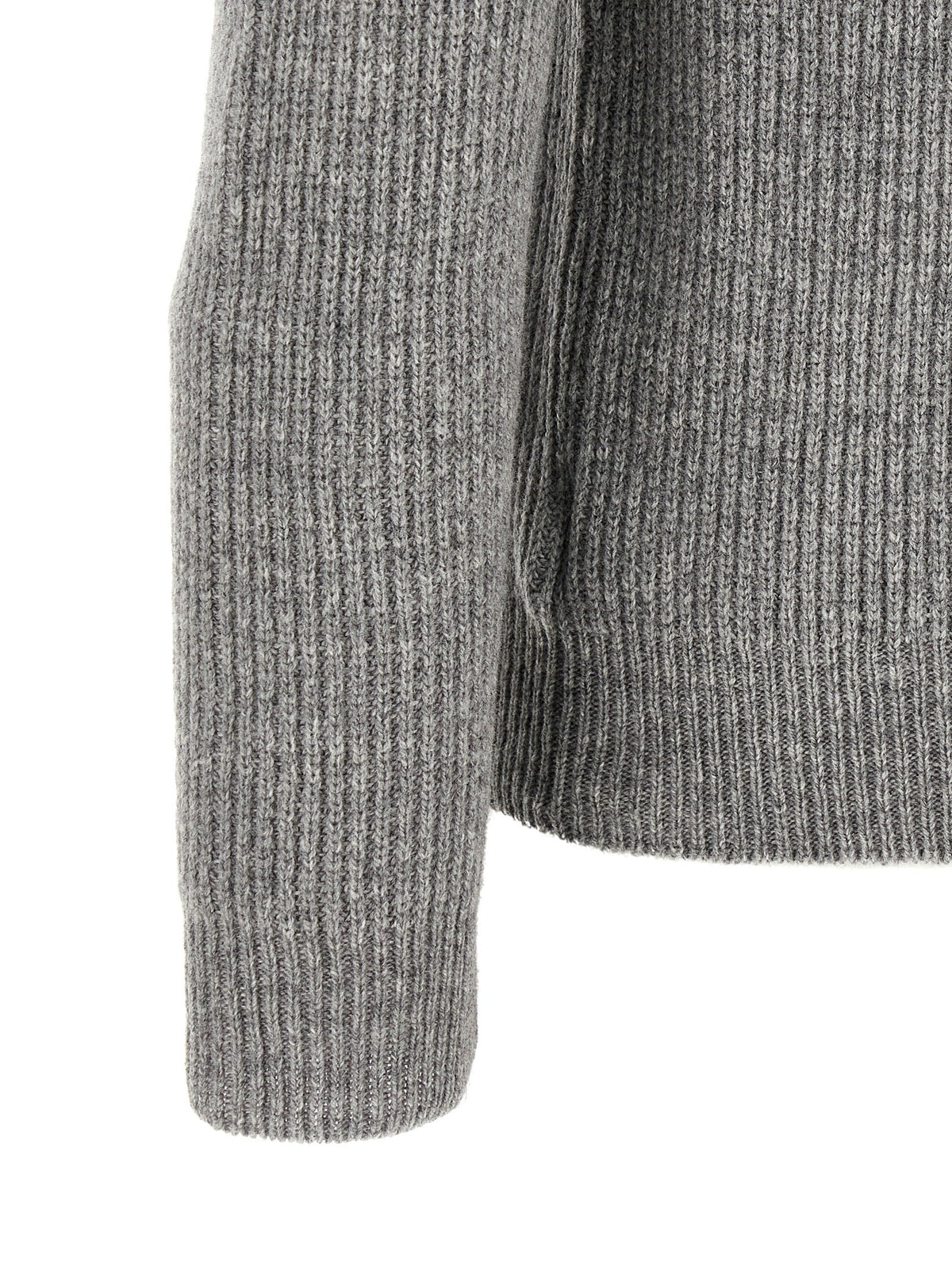 ZANONE Gray Virgin Wool Cardigan