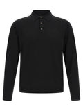 ZANONE Black Virgin Wool Polo Shirt
