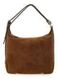 Tod's Brown Calfskin Shoulder Bag