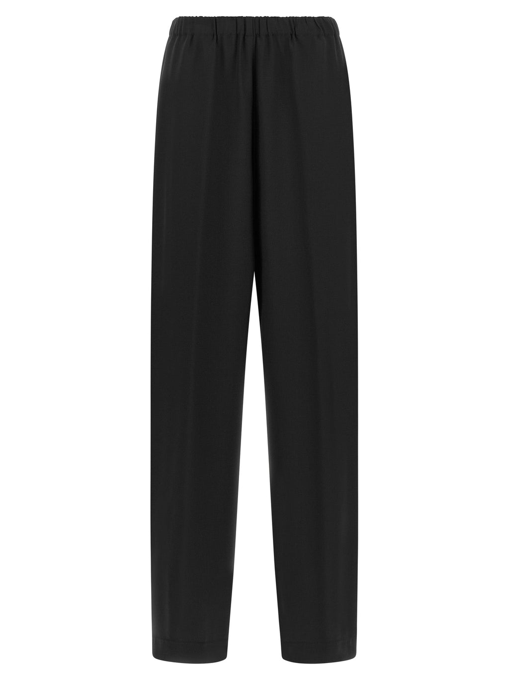 Fabiana Filippi Black Virgin Wool Casual Pants