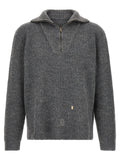 Maison Margiela Gray Linen Cardigan