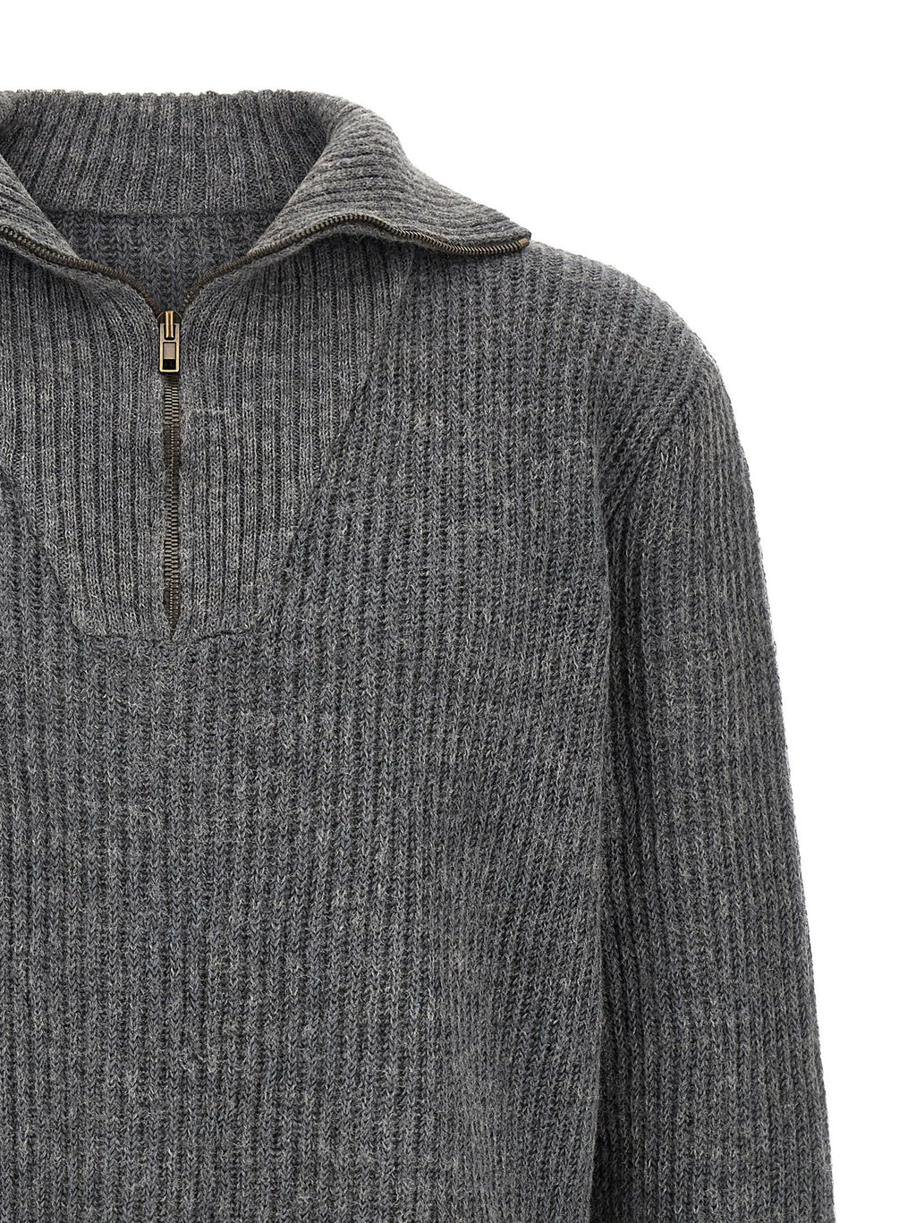 Maison Margiela Gray Linen Cardigan