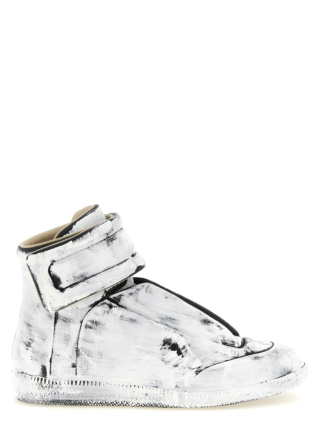 Maison Margiela Bicolor Calfskin Athletic Sneakers
