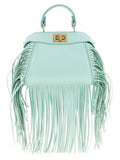 Fendi Bicolor Lamb Leather Handbag