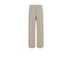Forte_Forte Beige Cotton Chino Pants
