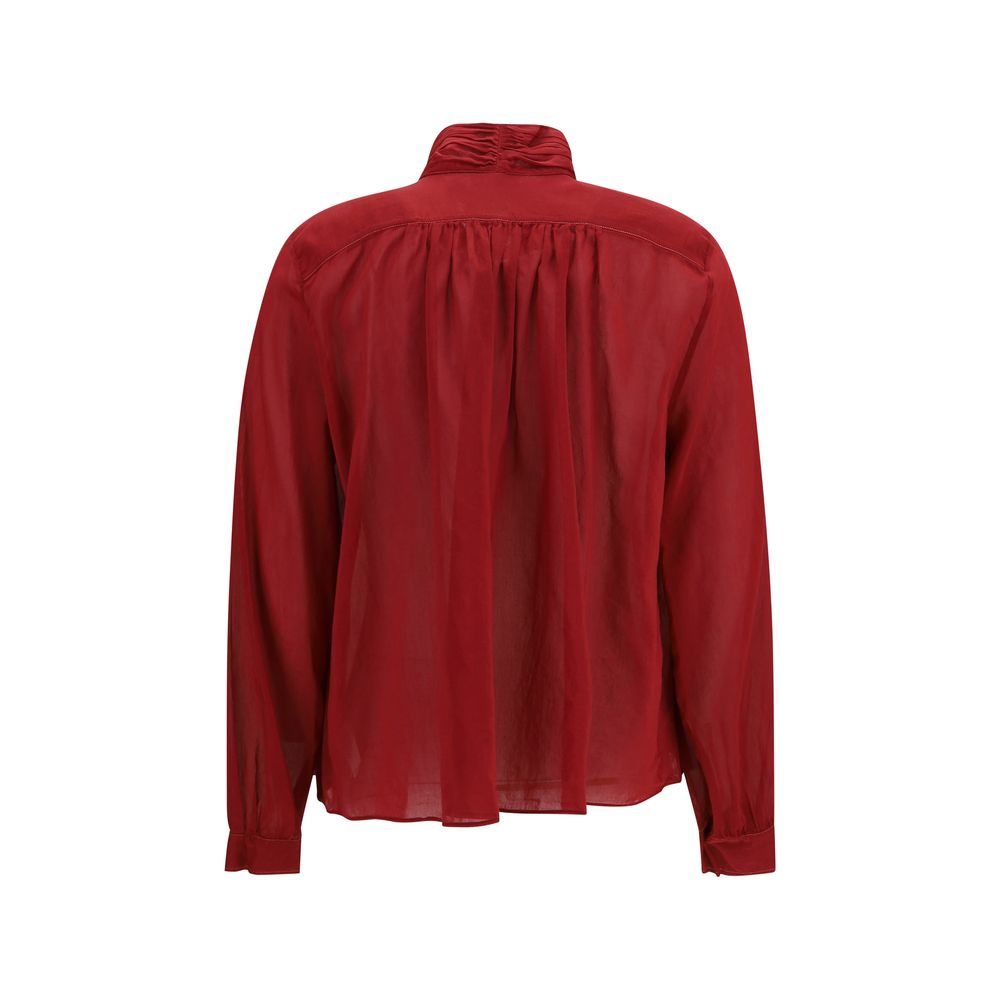 Forte_Forte Red Cotton Blouse