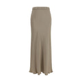 Max Mara Beige Silk Long Skirt